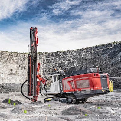 Pantera™ drill rig in operation in an open pit mine